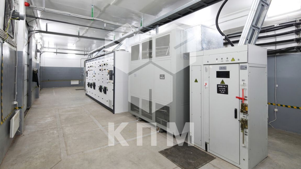 Photos of transformer blocks inside the substation