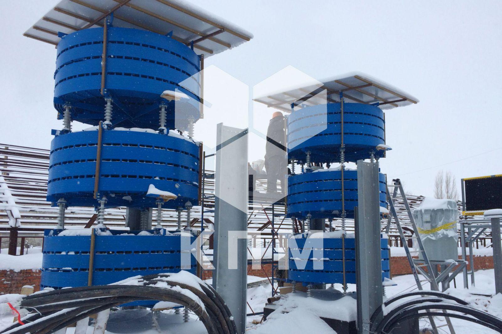 Монтаж реакторов РТСТ-10-2500-0,45 У1 на комплексе АМК